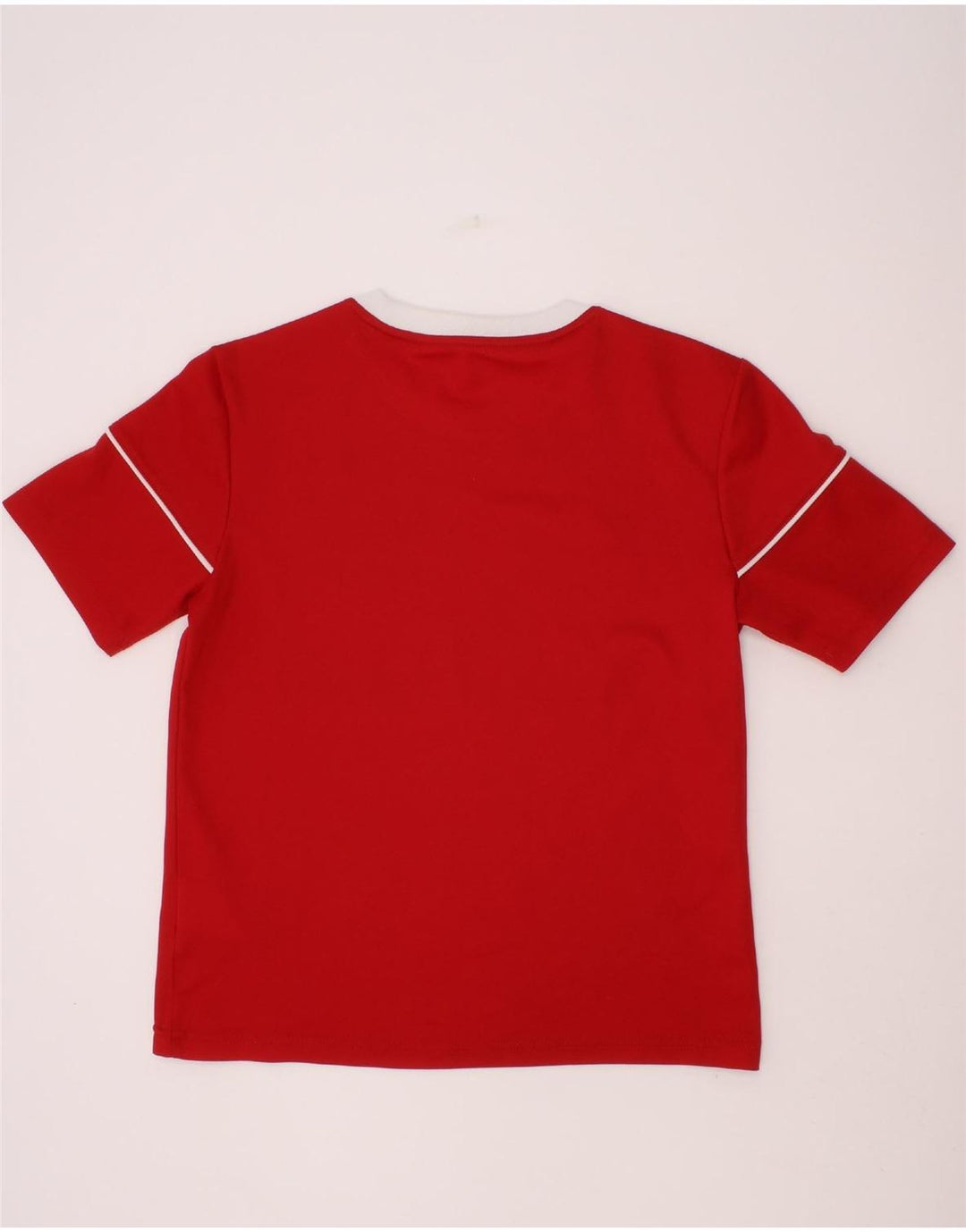 ADIDAS Boys Climalite Graphic T-Shirt Top 11-12 Years Medium  Red Vintage Adidas and Second-Hand Adidas from Messina Hembry 