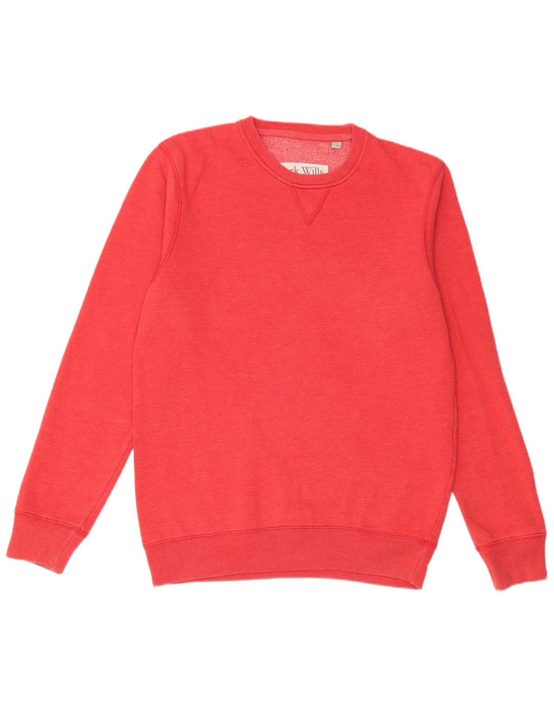 Męska bluza z grafiką JACK WILLS, bawełniana, średnia czerwona