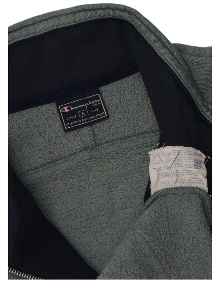 Kurtka męska dresowa Champion XL, niebieska, bawełniana