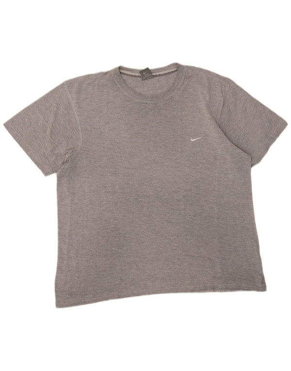 Koszulka męska Nike Top UK 45/47 XL Szara nakrapiana