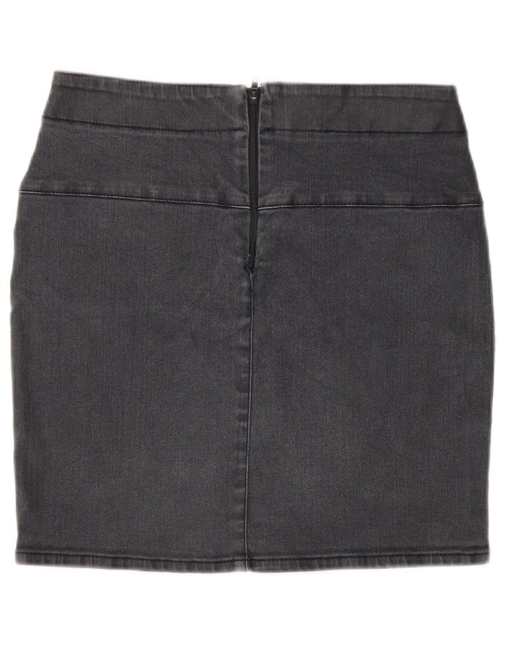 Spódnica mini jeansowa damska Zara EU 36 XS W26 szara