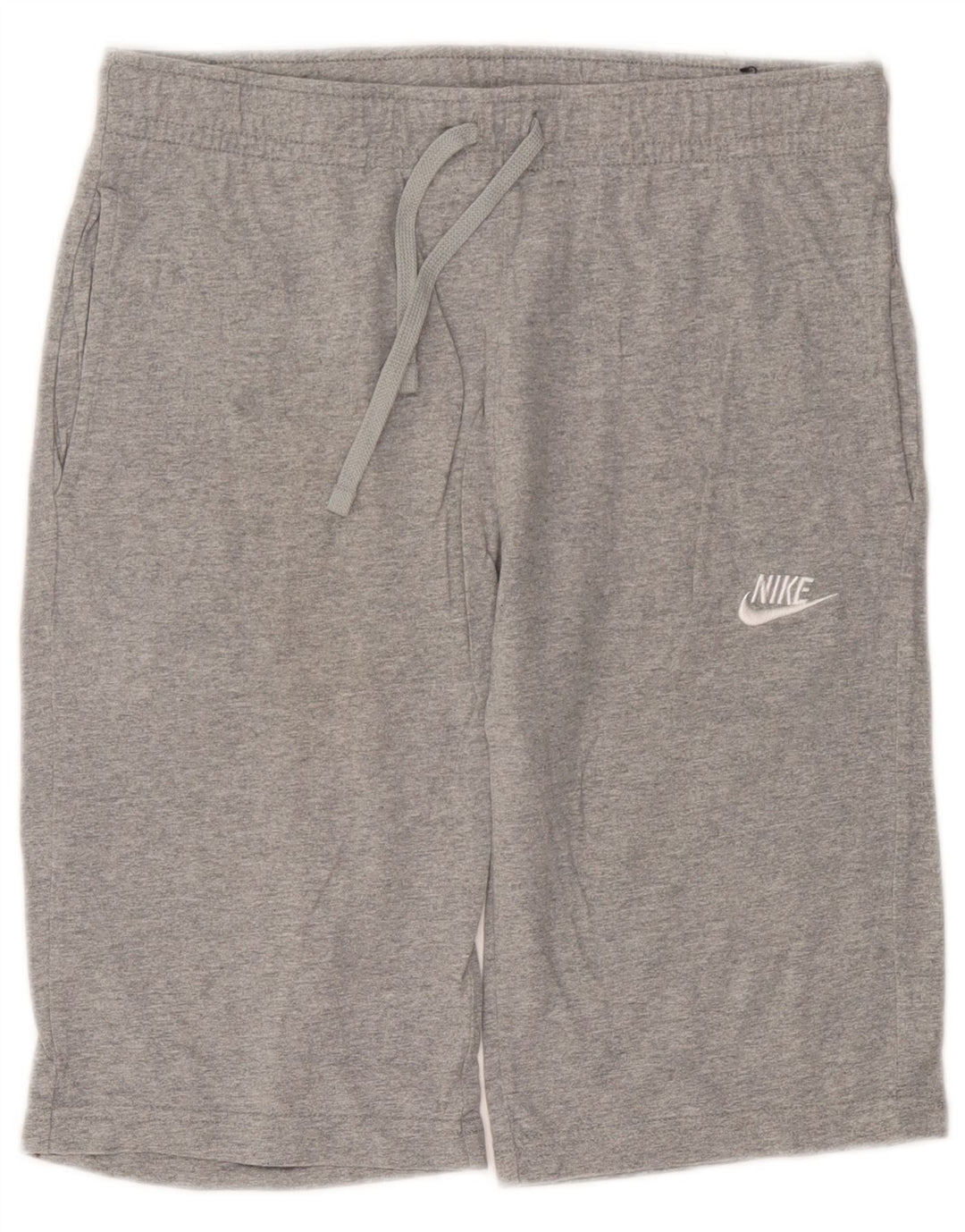 Męskie spodenki sportowe Nike, małe, szare, bawełniane