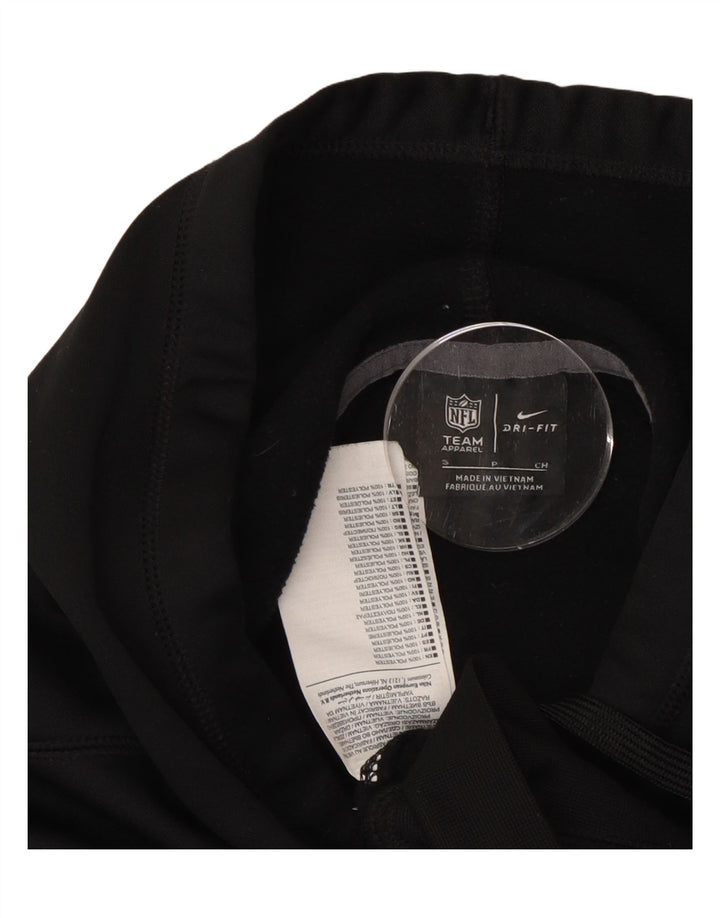 Damska bluza z kapturem oversize Las Vegas Raiders NIKE UK 10, mała czarna