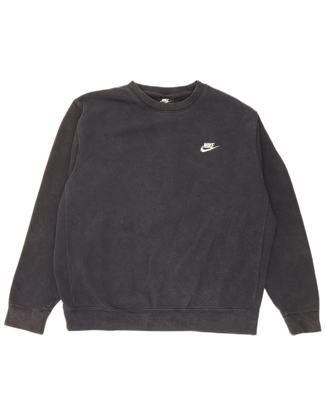 Męski sweter NIKE, duży, czarny, bawełniany