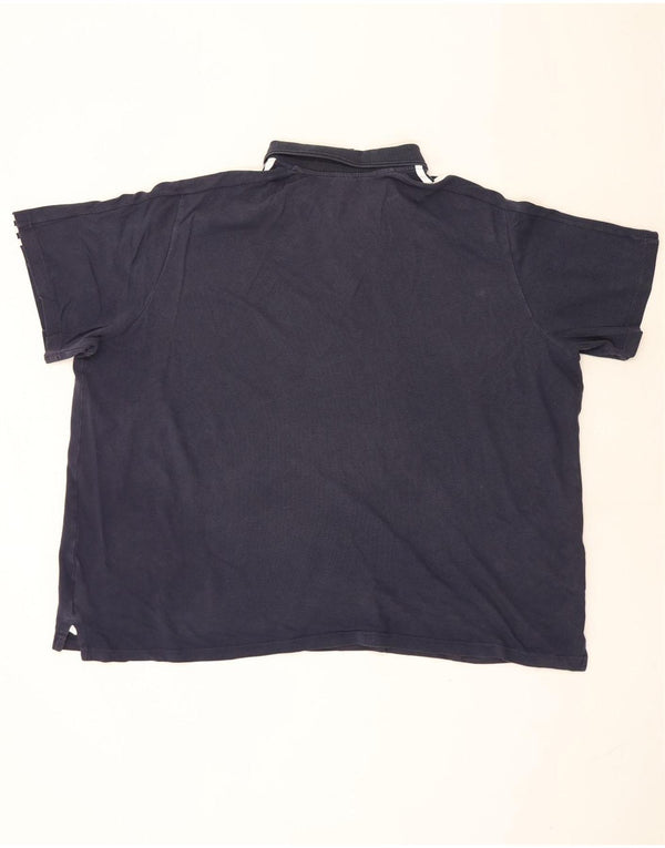 Męska koszulka polo Adidas 3XL granatowa, bawełniana