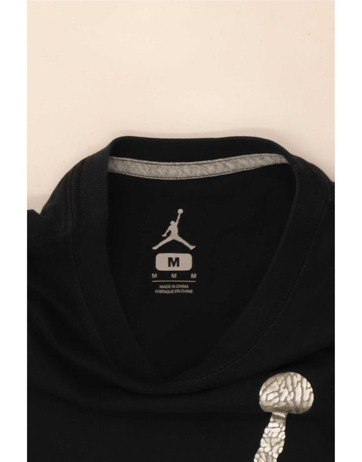 Męski T-shirt z grafiką Jordan, średni czarny