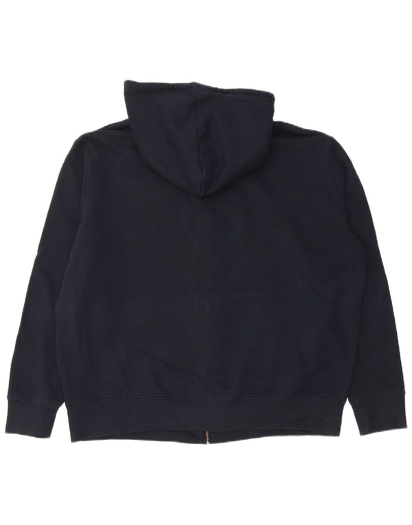 Marks & Spencer Męski sweter z kapturem i zamkiem XL, granatowy, bawełniany