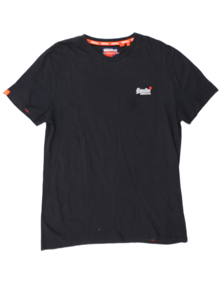 T-shirt męski Superdry XL, czarny, bawełniany