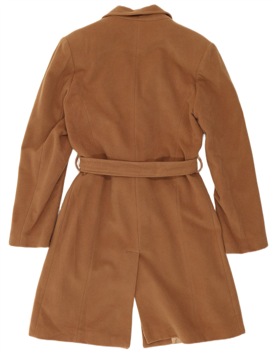 Płaszcz damski w stylu vintage IT 48 XL Brązowa wełna