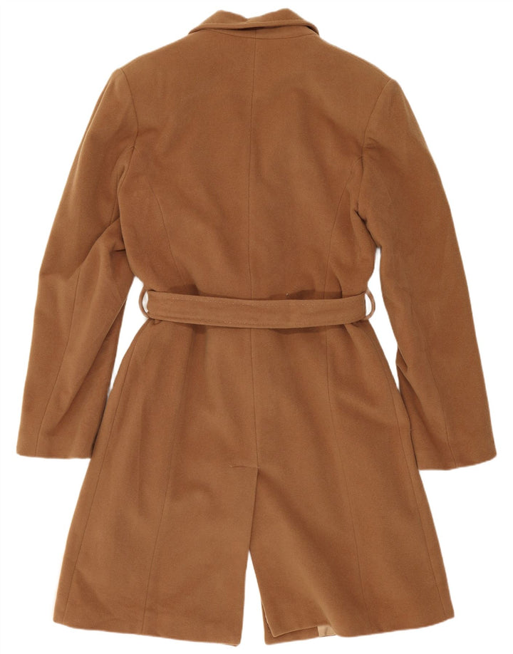 Płaszcz damski w stylu vintage IT 48 XL Brązowa wełna