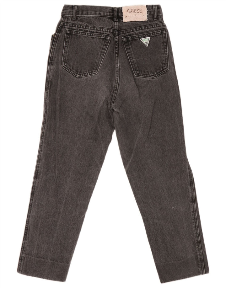 Guess Damskie Zwężane Dżinsy W29 L24 Czarne Bawełniane