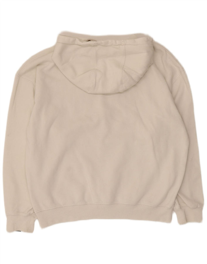 Męski sweter z kapturem Ellesse Duke Graphic, średniej wielkości biała bawełna