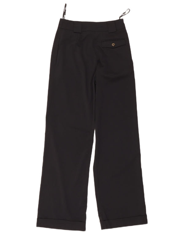 Damskie spodnie garniturowe z wysokim stanem i wysokim stanem Topshop UK 6 XS W28 L30 Granatowe