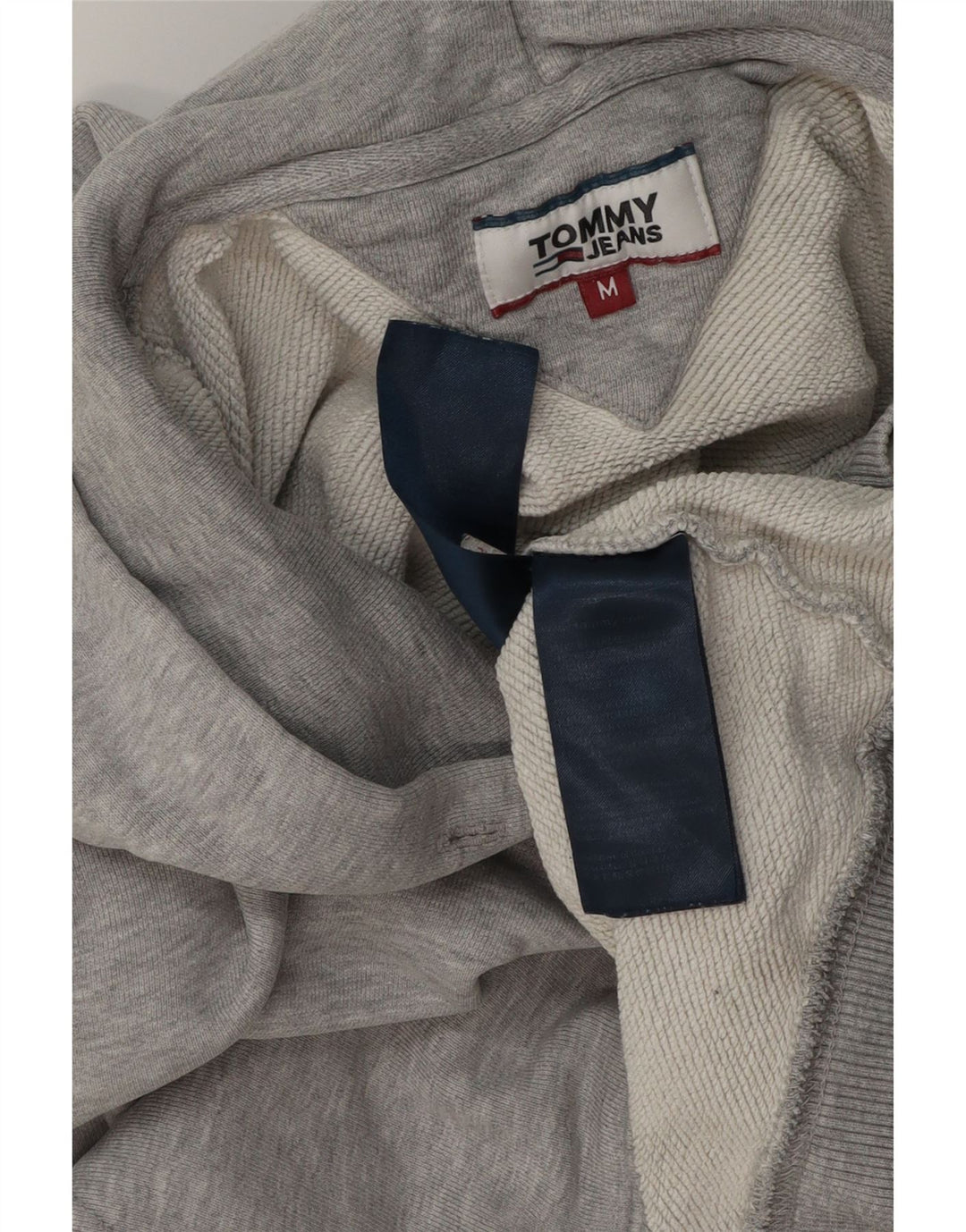 Męski sweter z kapturem Tommy Hilfiger, średnioszary, bawełniany