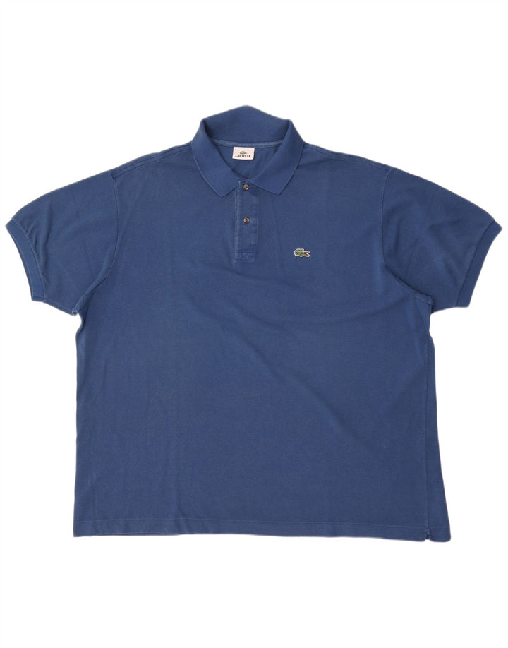 Męska koszulka polo Lacoste, rozmiar 9, 4XL, niebieska, bawełniana