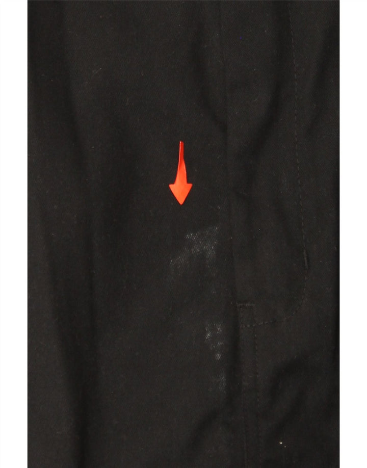 DICKIES Mens Straight Cargo Trousers W44 L32  Black Polyester