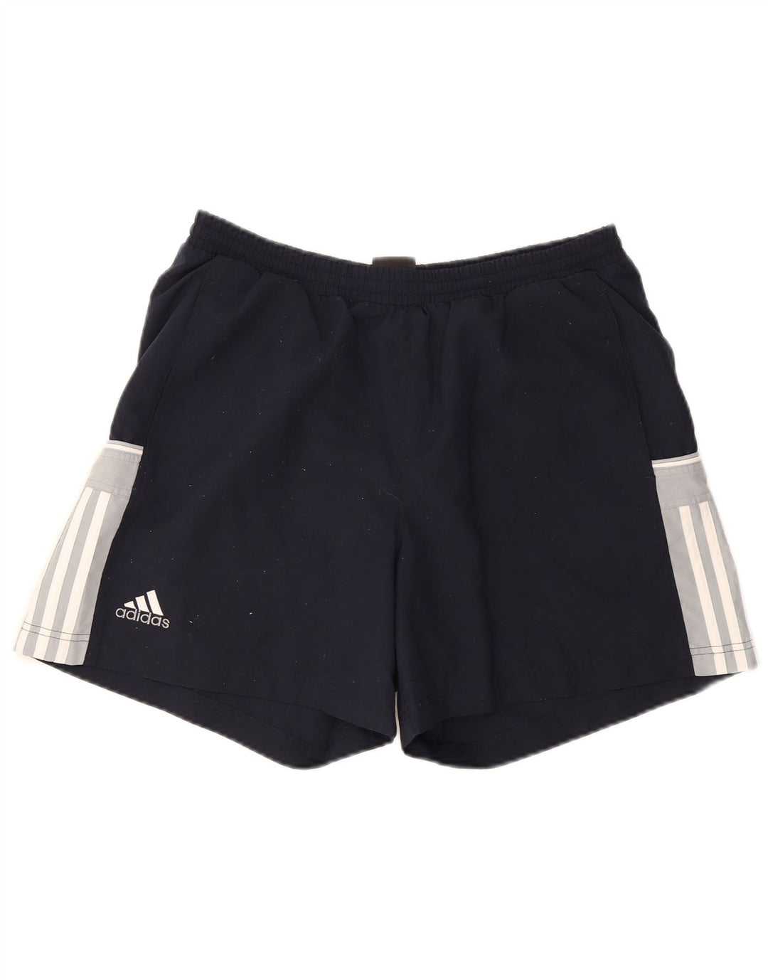 Męskie spodenki sportowe Adidas, średni granatowy, poliester z blokami kolorów