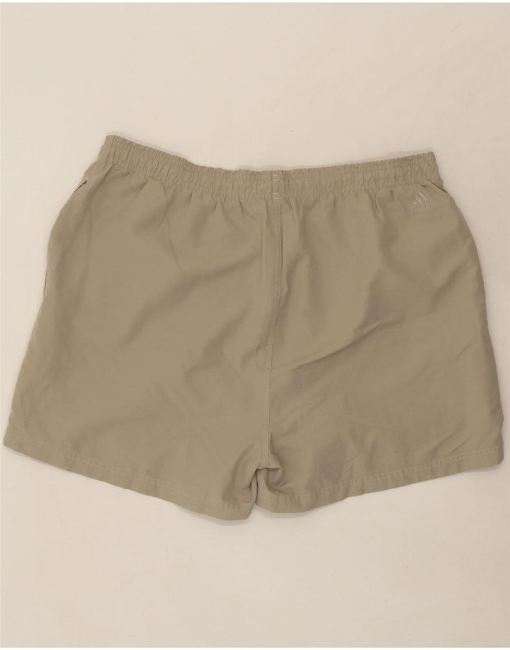 ADIDAS Mens Sport Shorts 2XL  Beige Polyester Vintage Adidas and Second-Hand Adidas from Messina Hembry 