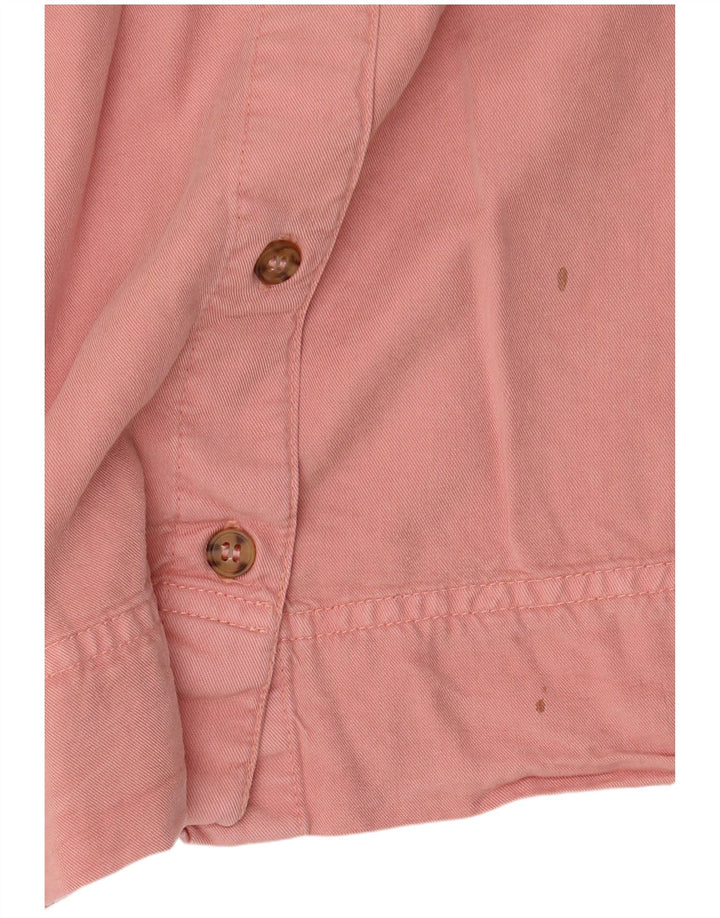 Damska koszula oversize Topshop UK 10 Small Pink Lyocell