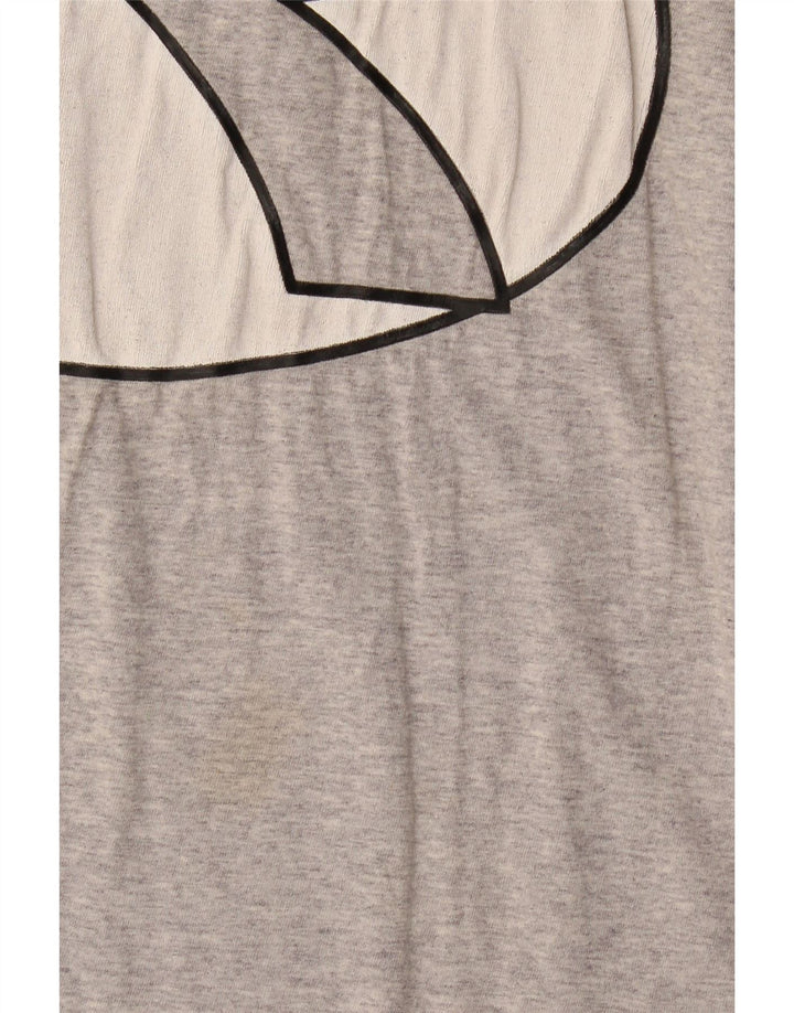 Męski T-shirt z grafiką Diadora, duży, szary