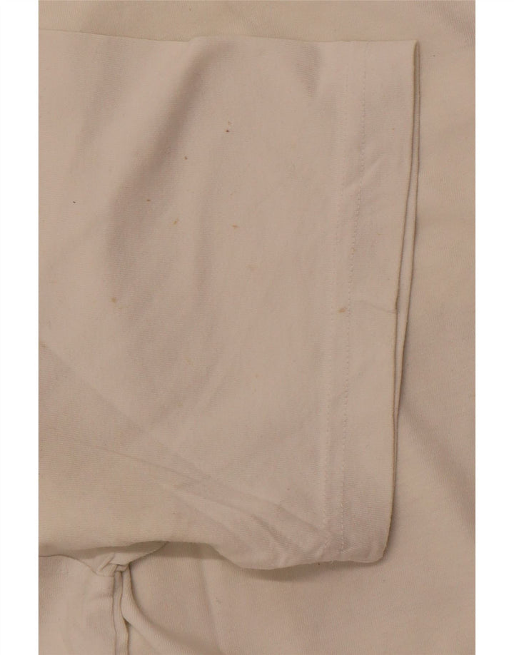 Męska koszulka z grafiką ADIDAS, duża, biała, bawełniana