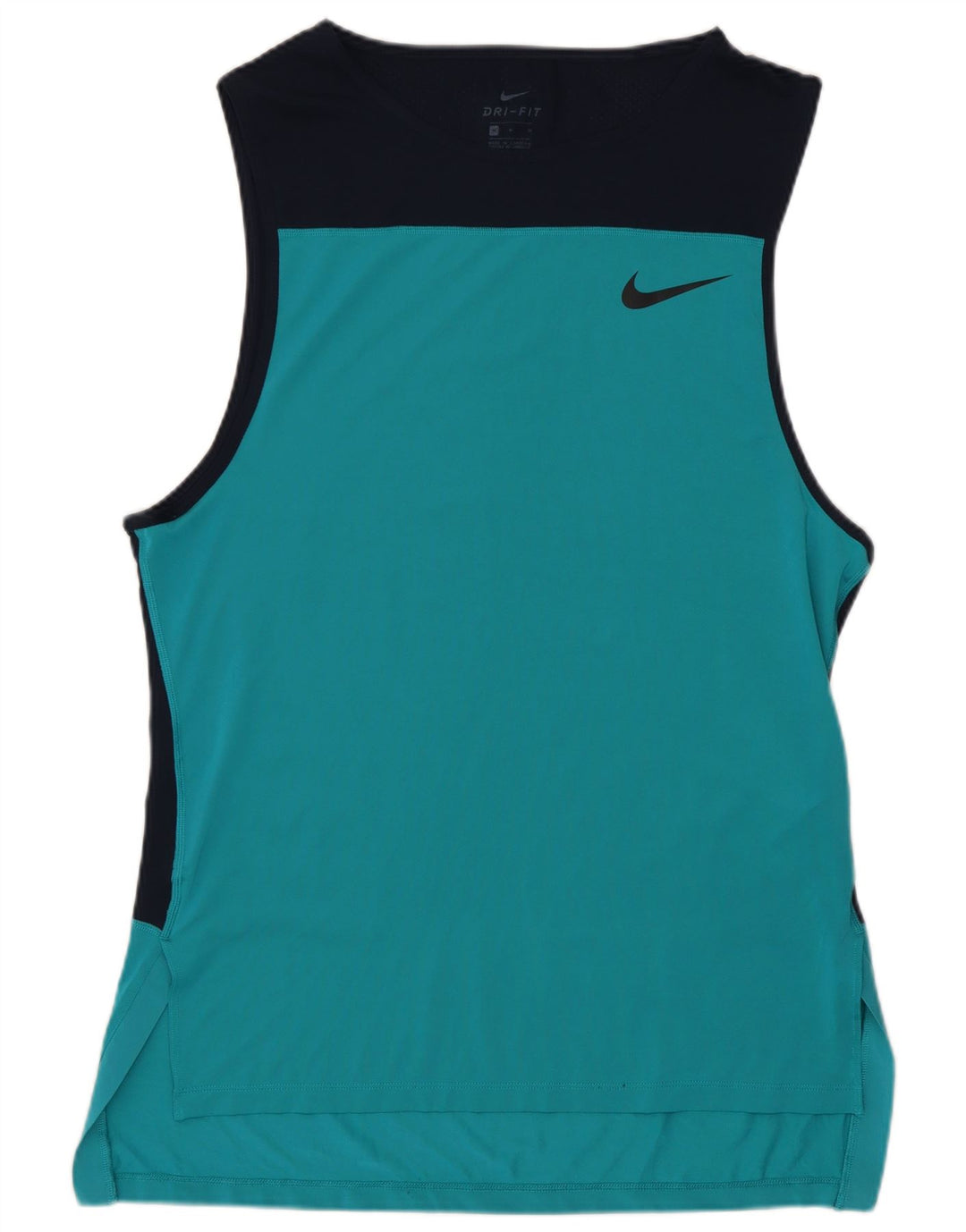 Damska kamizelka Nike Dri Fit Graphic Top UK 14 w kolorze średnioniebieskim