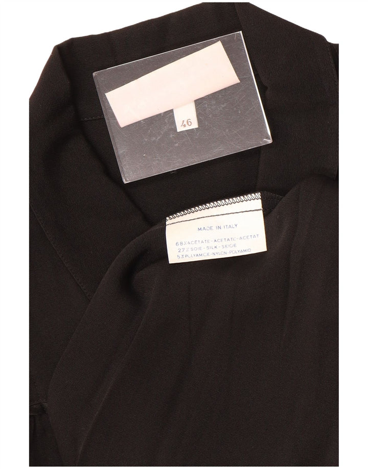 LAURA BIAGIOTTI Płaszcz damski IT 46, duży, czarny octan