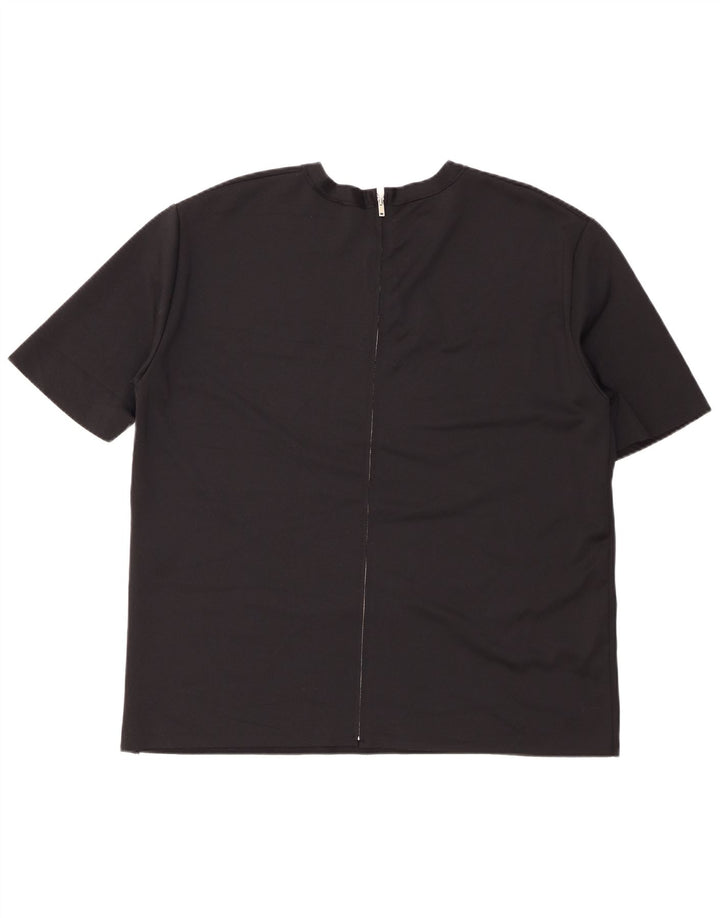 T-shirt damski Zara Top UK 16, duży, czarny