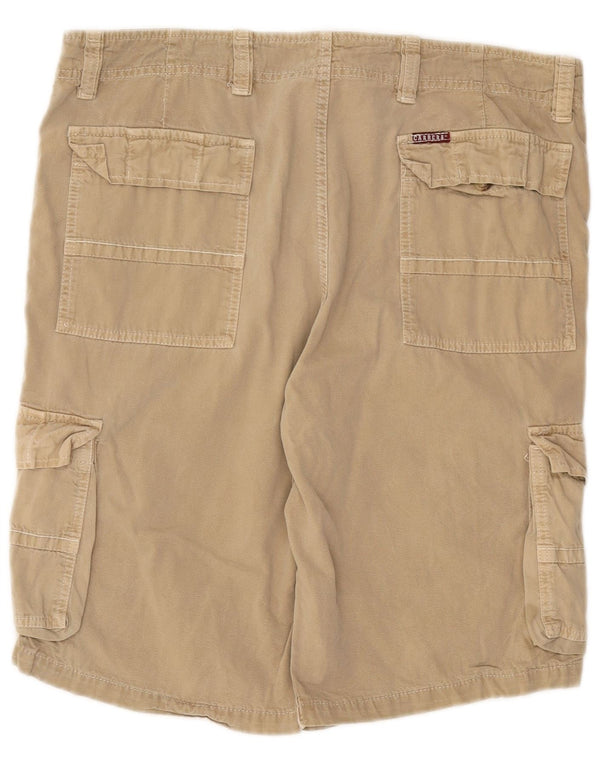 Carrera Mens Cargo Shorts W36 Large Beige Cotton