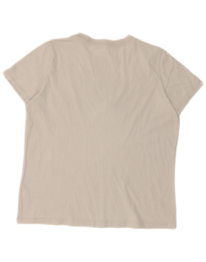 Męski T-shirt z grafiką Nike, duży, biały, bawełniany