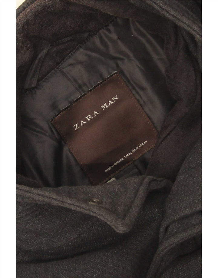 Płaszcz męski Zara UK 42 XL, szary, poliester