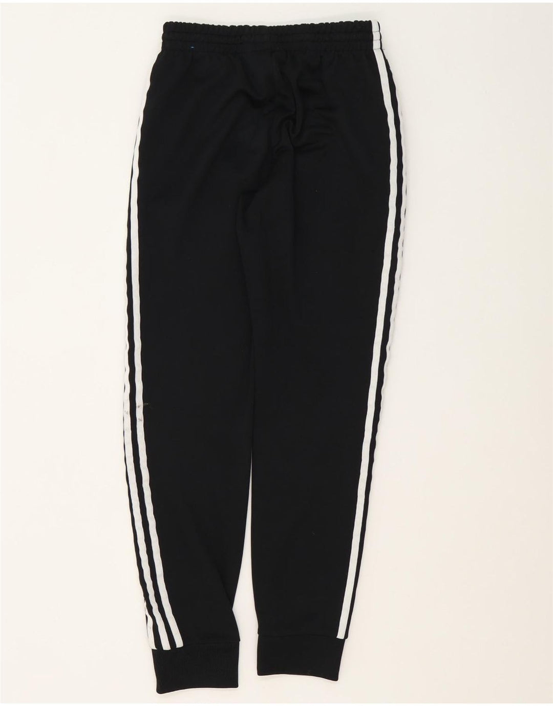 Męskie spodnie dresowe Adidas, małe, czarne, poliestrowe
