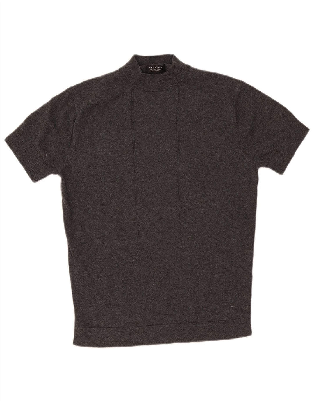 Męski T-shirt Zara, duży, szary