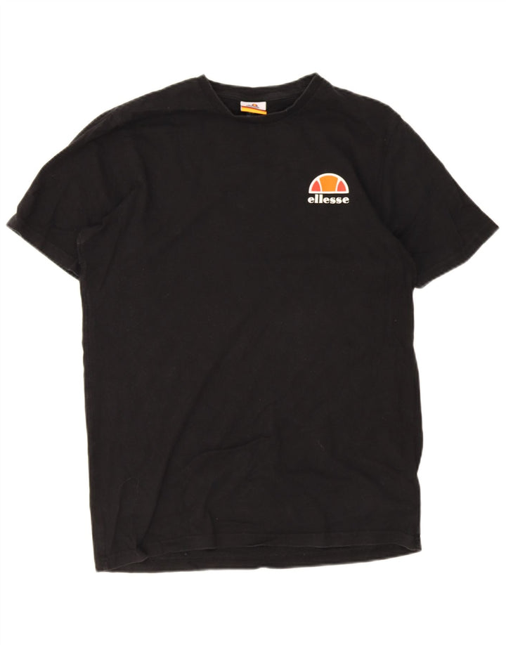 T-shirt męski Ellesse Top, średni czarny, bawełniany