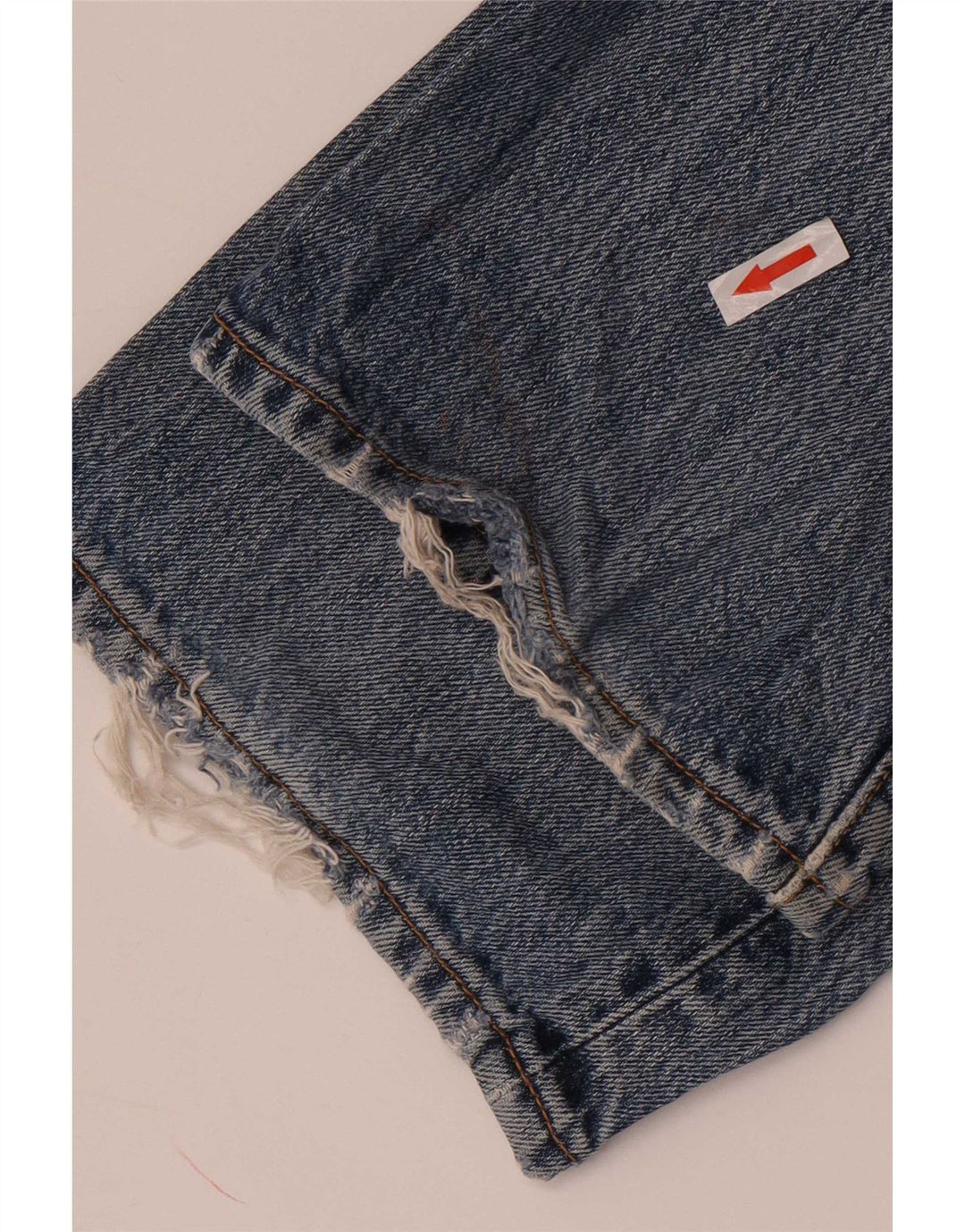 Męskie jeansy Levi's 501 w trudnej sytuacji W32 L34 Niebieskie