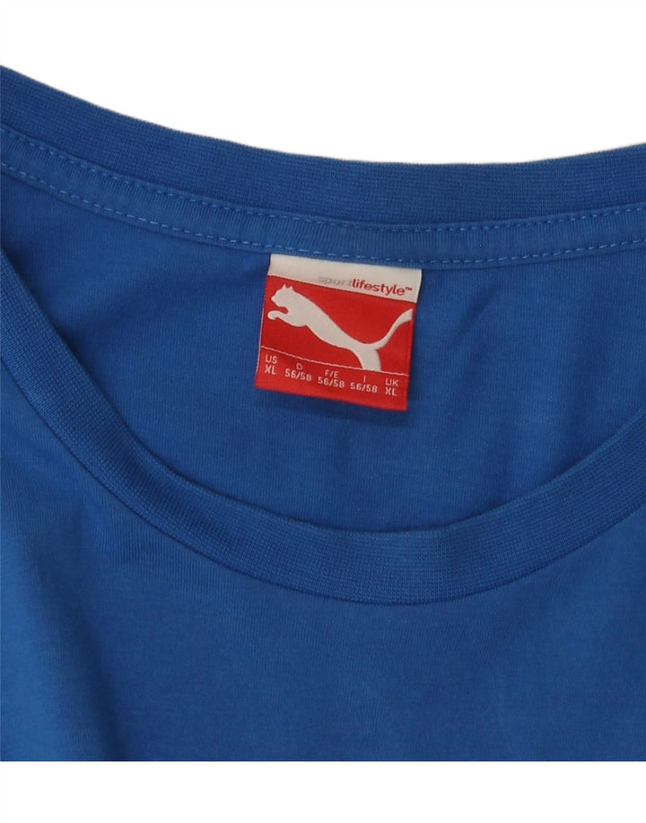 Męski T-shirt z grafiką PUMA Top XL Niebieski
