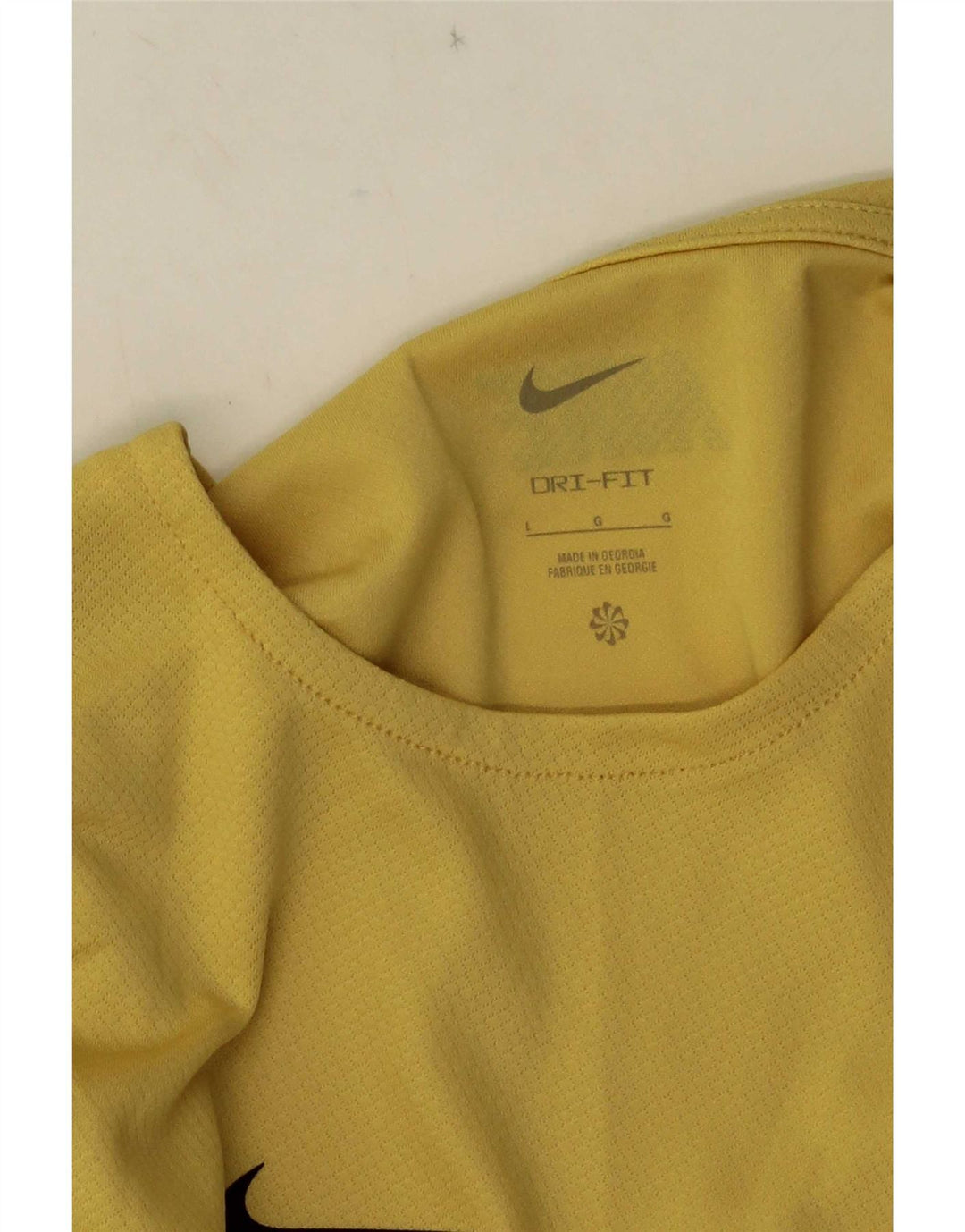 Męski T-shirt Nike Dri Fit, duży, żółty