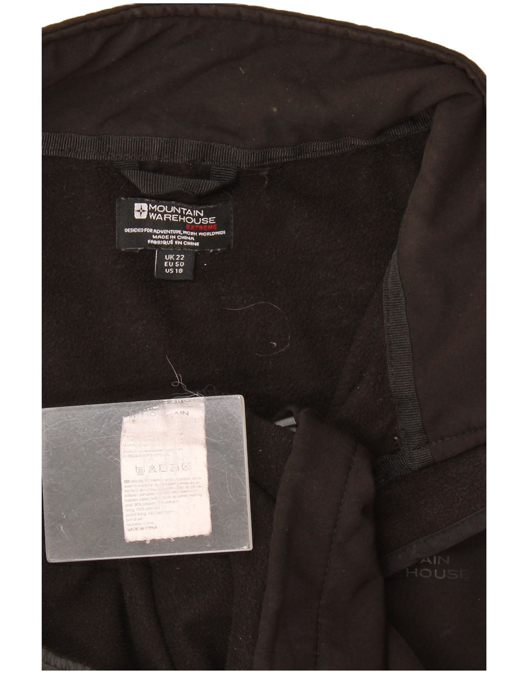 Damska kurtka dresowa Mountain Warehouse z wyściółką UK 22 3XL czarna