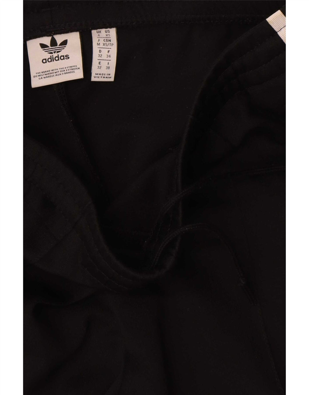 Damskie spodnie dresowe Adidas UK 6 XS Czarny poliester