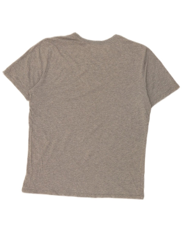 Męski T-shirt Nike Air Max z grafiką, średnioszary, bawełniany