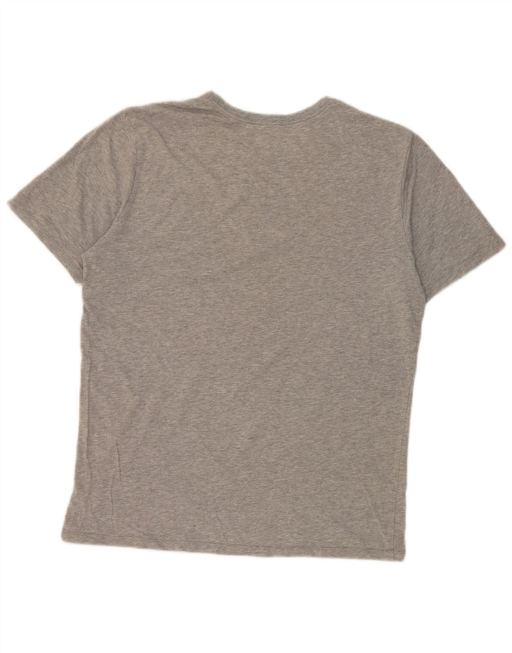 Męski T-shirt Nike Air Max z grafiką, średnioszary, bawełniany