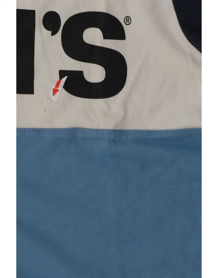 Męski T-shirt z grafiką Levi's, mały, wielokolorowy blok kolorów