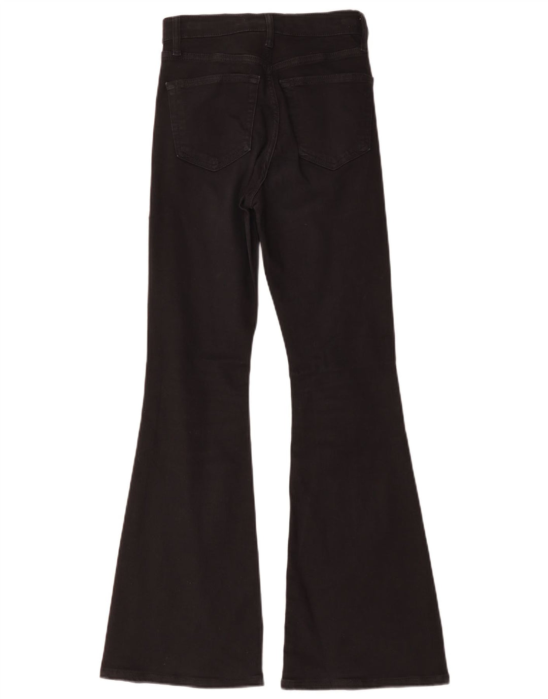Topshop Damskie jeansy Jamie Flared W26 L30 Czarne bawełniane