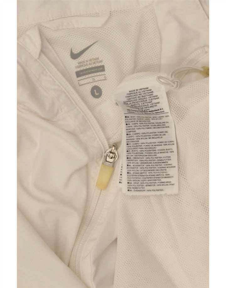 Męska bluza dresowa Nike, duża, biała, poliestrowa