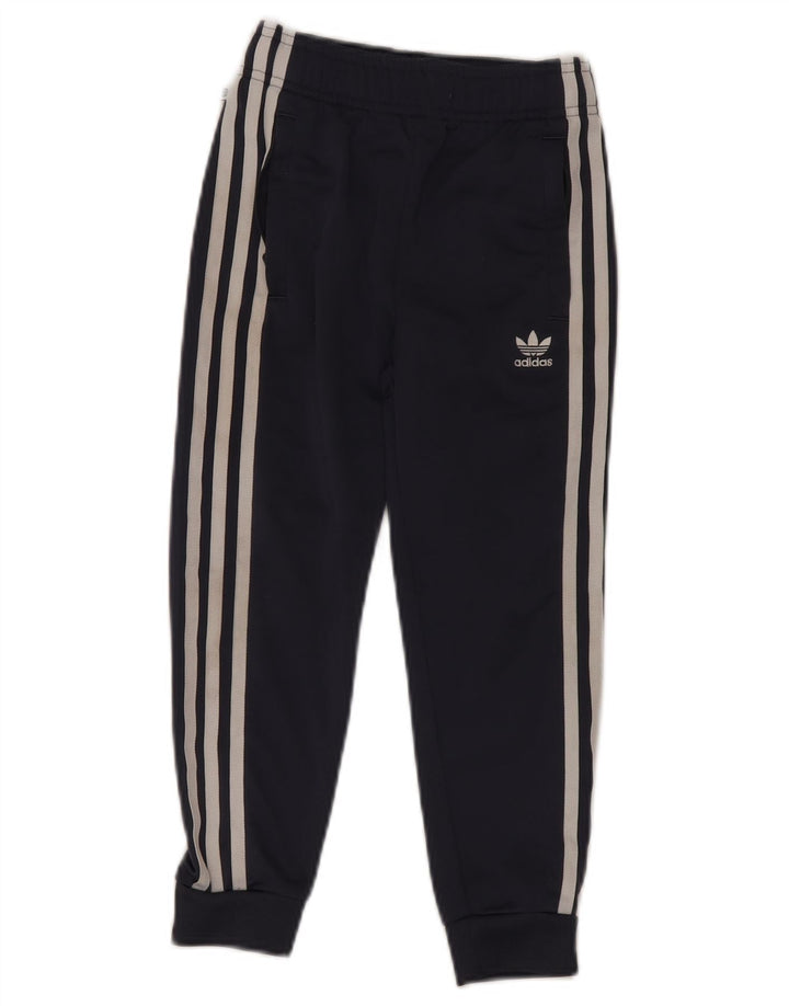 ADIDAS Chłopięce spodnie dresowe Joggery 6-7 lat Granatowy poliester
