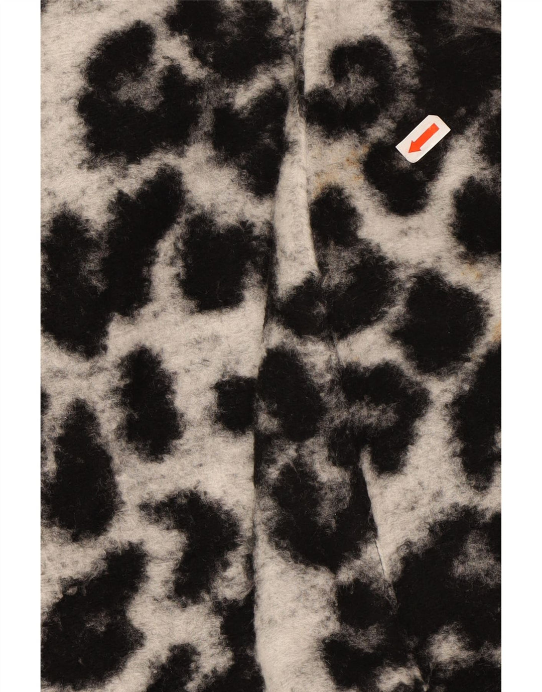 MARKS & SPENCER Womens Cardigan Sweater UK 12 Medium Black Animal Print Vintage Marks & Spencer and Second-Hand Marks & Spencer from Messina Hembry 