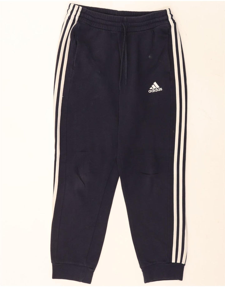 Męskie spodnie dresowe Adidas, średnie granatowe