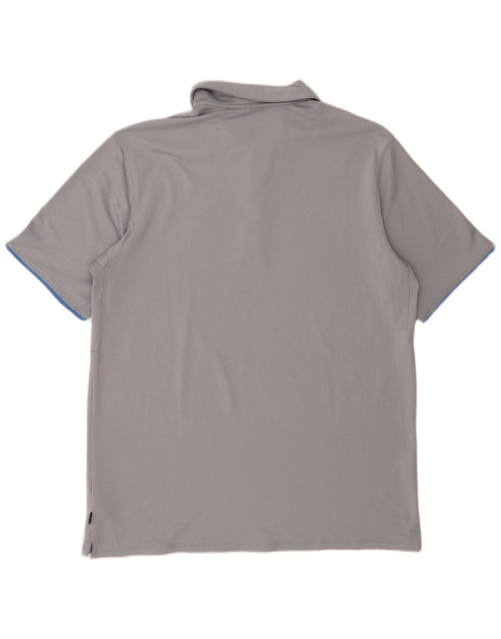 Męska koszulka polo NIKE XL, szary poliester