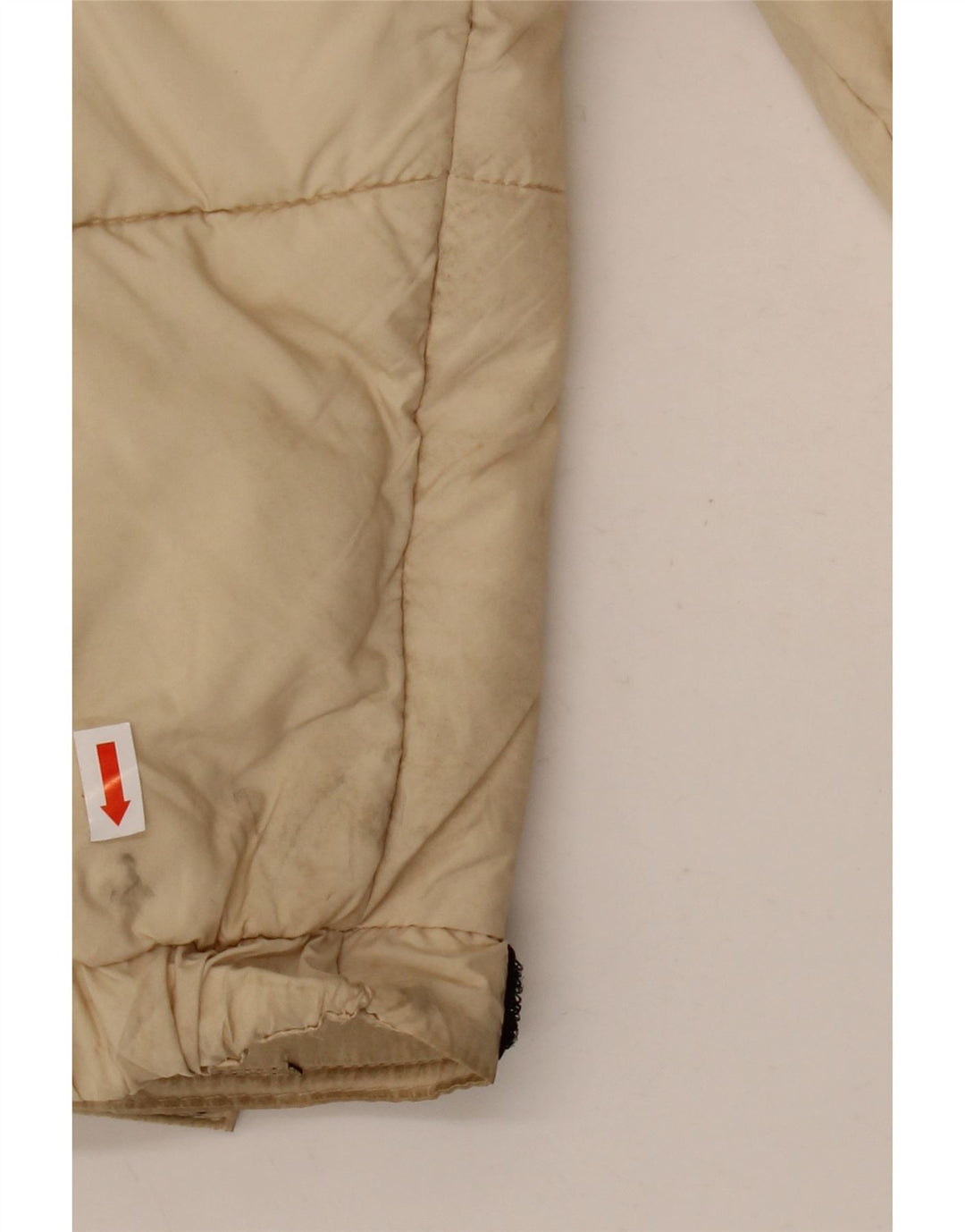 Męska ocieplana kurtka ZARA UK 36 Small Beżowy nylon