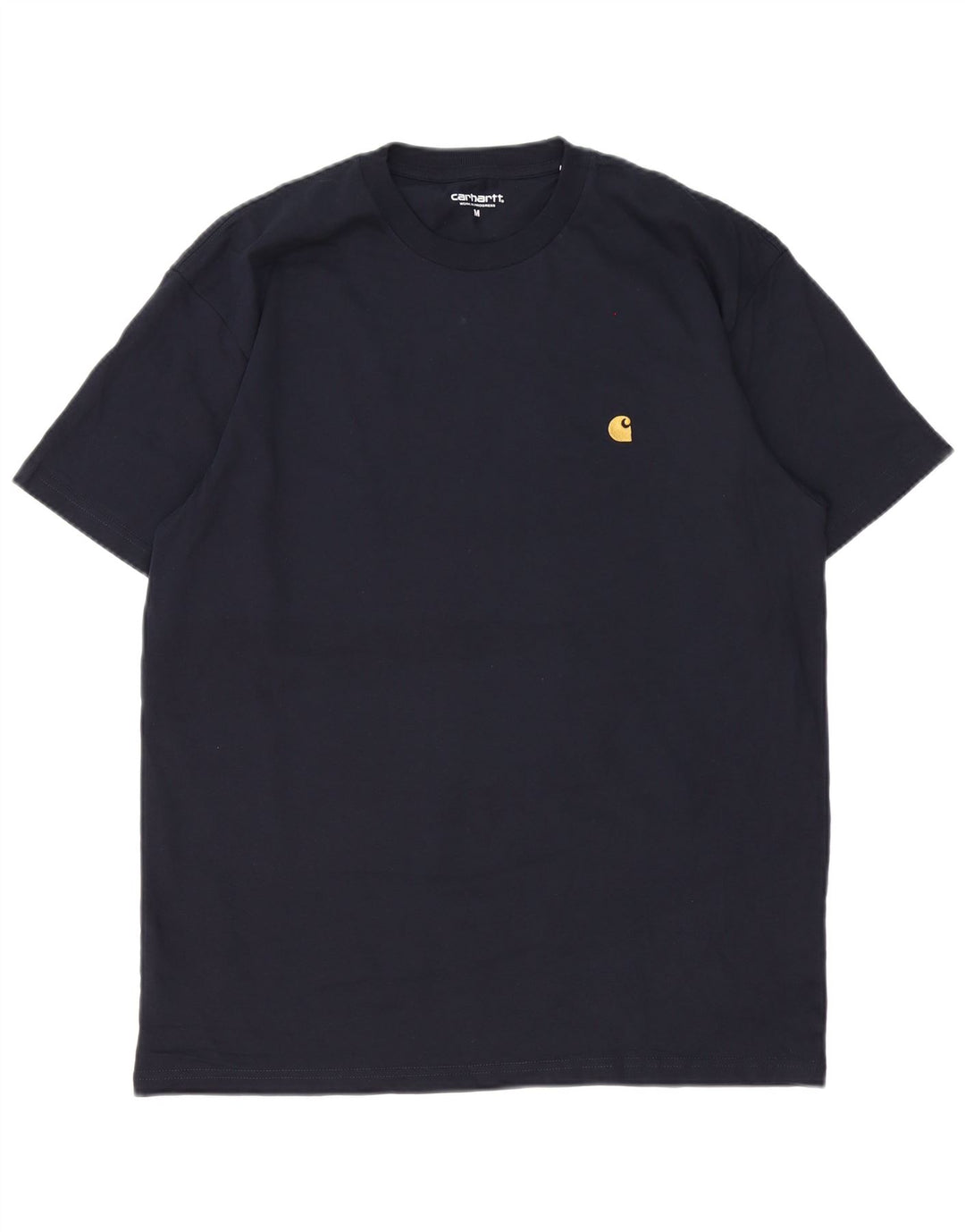 T-shirt męski Carhartt, średni, granatowy, bawełniany